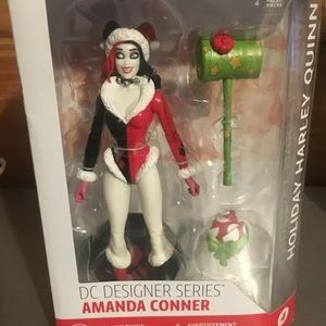 DC Designer series Christmas Harley Quinn figure